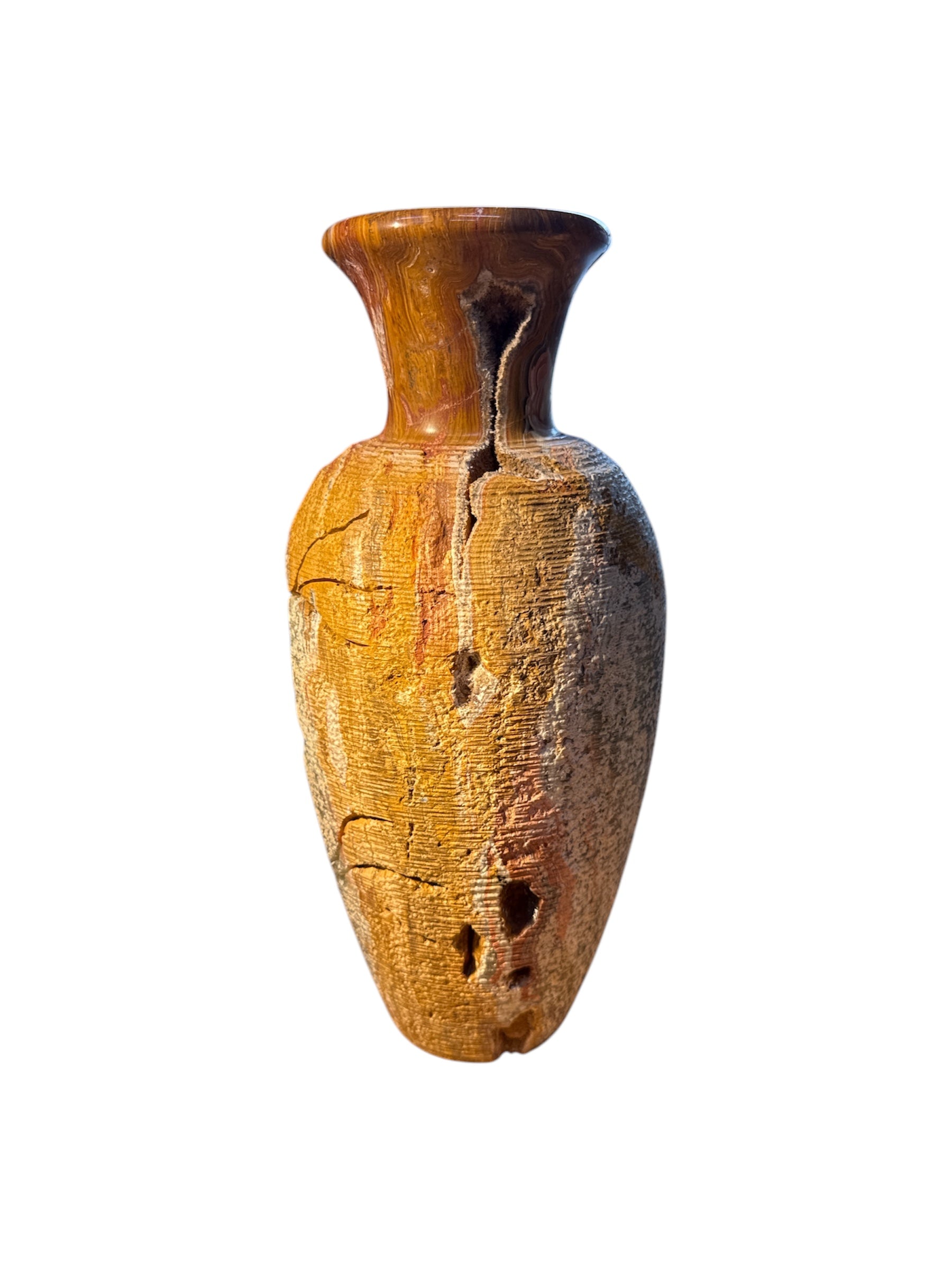 Natural green onyx stone jade lookalike sculpture flower vase carving grapes design home office decoration housewarming gift