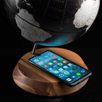 ZOFFOLI Globes BRIDGE BLACK, Desktop Table Mobile Phone Wireless Charger Desk Globe