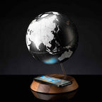 ZOFFOLI Globes BRIDGE BLACK, Desktop Table Mobile Phone Wireless Charger Desk Globe