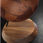 ZOFFOLI Globes BRIDGE TECHNO LEATHER, Desktop Table Mobile Phone Wireless Charger Desk Globe