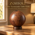 ZOFFOLI Orbis Tecnocuoio Table Globe | Italian Handcrafted