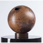 ZOFFOLI Globes ORBIS TECNOCUOIO LEATHER, Desktop Table Globe With Technoleather Base
