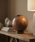 ZOFFOLI Globes ORBIS TECNOCUOIO LEATHER, Desktop Table Globe With Technoleather Base