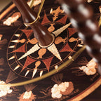 ZOFFOLI Globes EXPLORA HONEY BROWN, Floor-Standing Globe Bar, Classic And Elegant Design