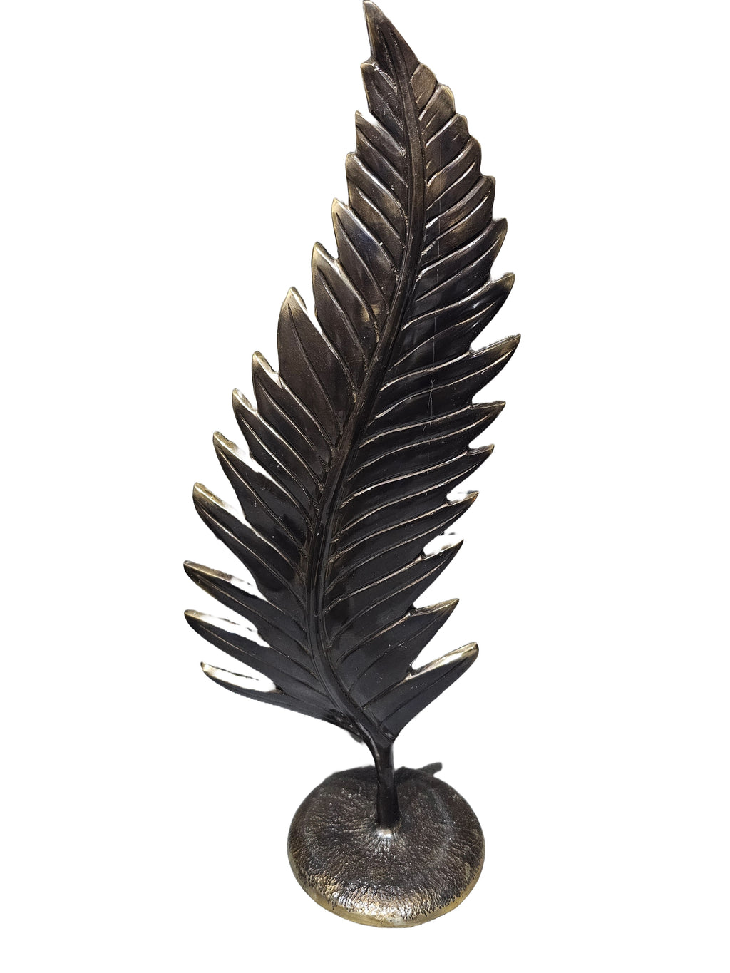 India Hand crafted high-quality brass bronze leaf flower tabletop cabinet office home display decoration