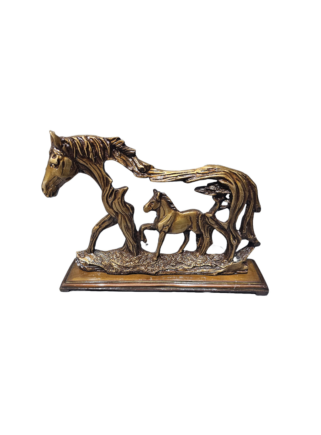 Lucky horse table top design brass bronze for office home display decorations