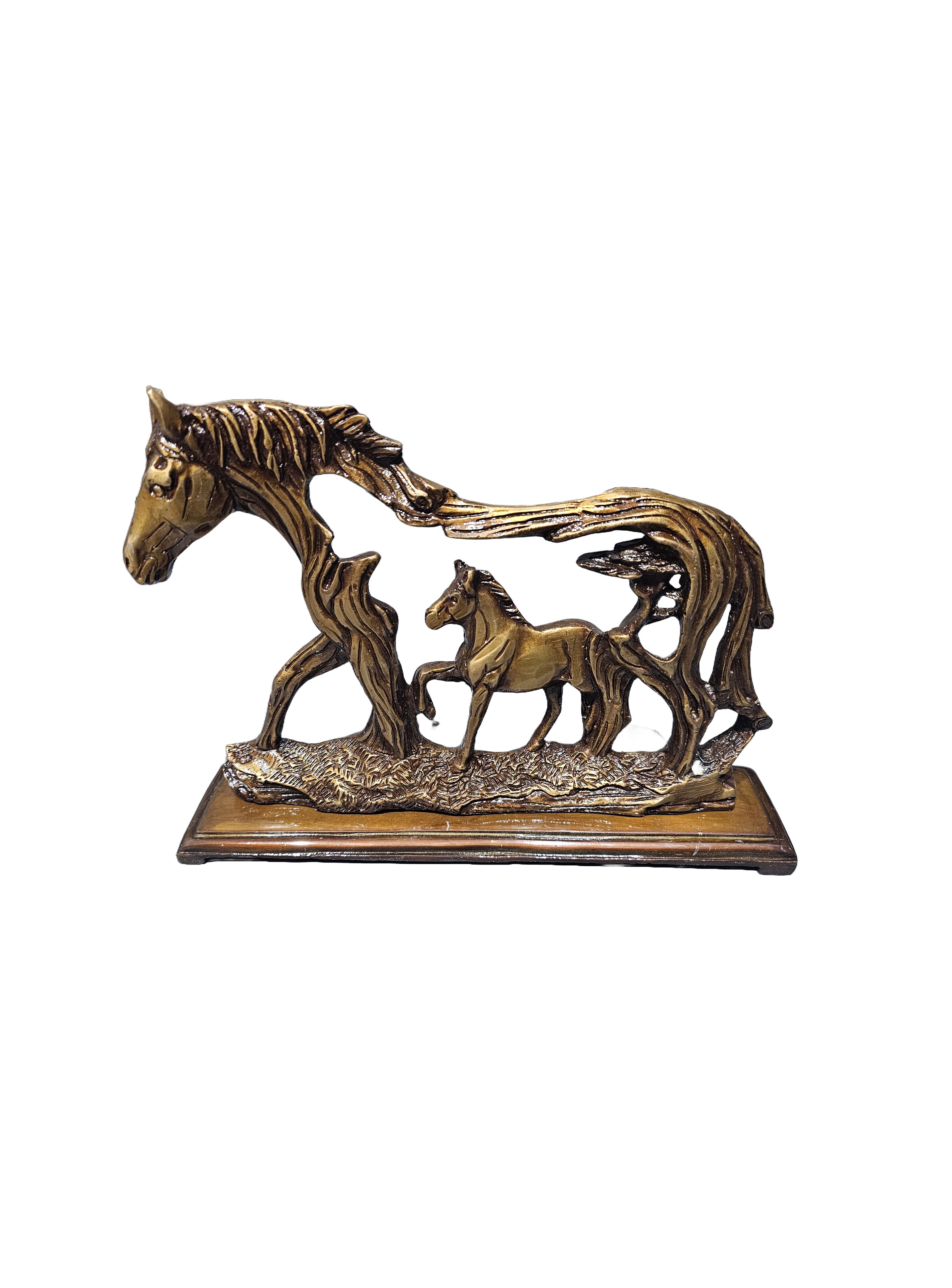 Lucky horse table top design brass bronze for office home display decorations