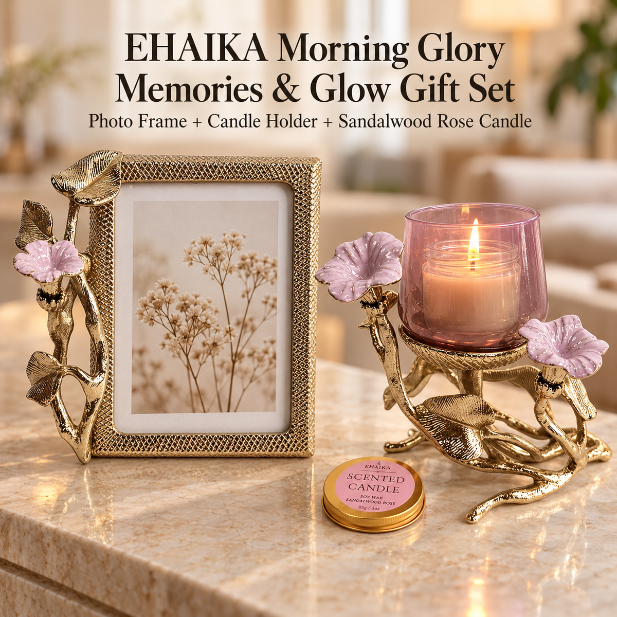 EHAIKA Morning Glory Memories & Glow  Gift Set (U.P. $207.70)