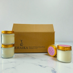 EHAIKA 4 Pack Scented Jar Candle - Sandalwood Rose