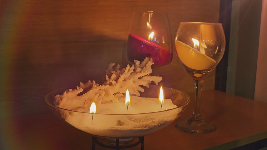 EHAIKA Scented Pearled Sand Candle