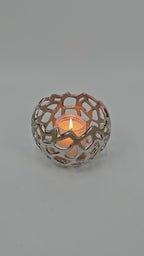 EHAIKA Sea Coral Votive Candle Bowl (Small) - Aluminium Decorative Dinning Tableware