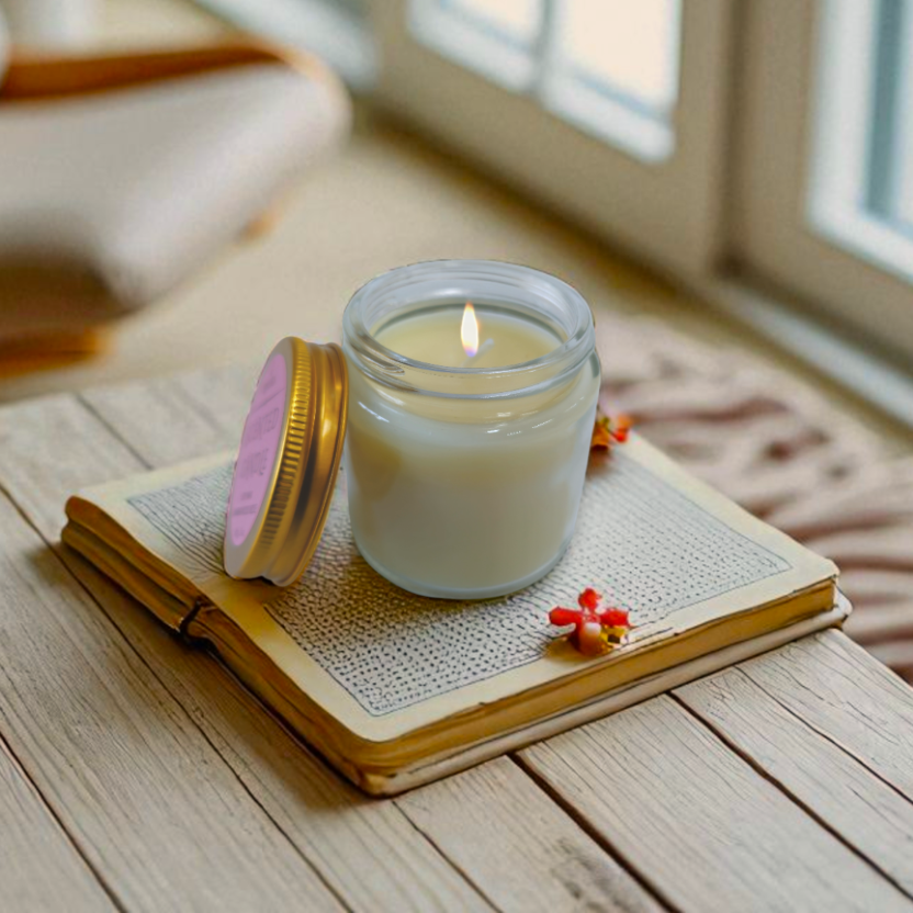 EHAIKA Scented Jar Candle - Sandalwood Rose