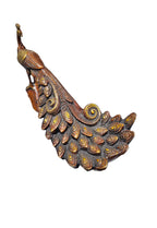 Solid tabletop brass bronze colour peacock standing design home office restaurant display decorative